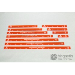 Premium Set of Measuring Sticks 2"-12" (11 pcs.)