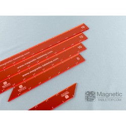 Premium Set of 1" Measuring Sticks 2"-12" (11 pcs.)