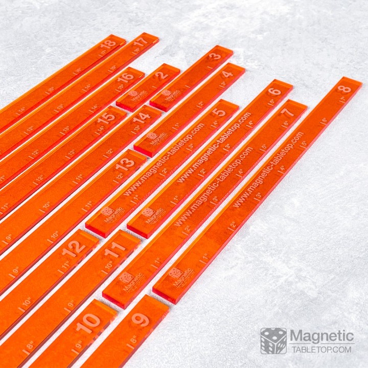 Full Set of Measuring Sticks 2"-18"