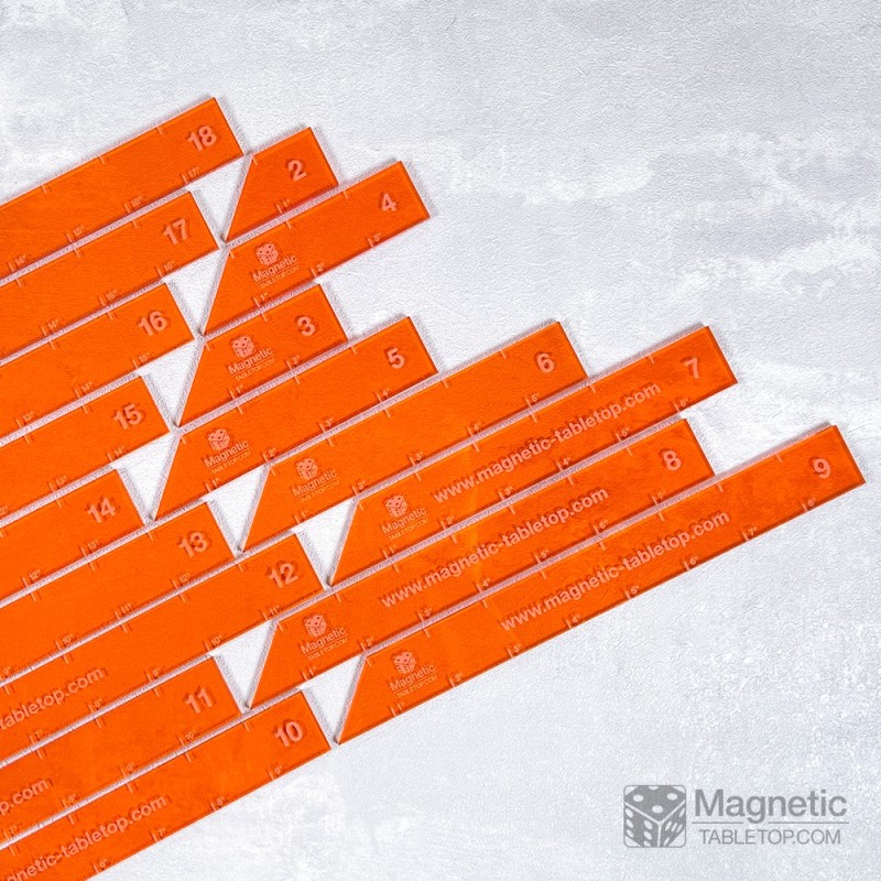 Full Set of 1" Measuring Sticks 2"-18"