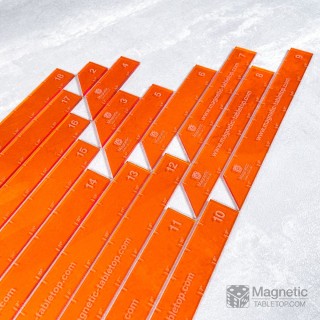 Full Set of 1" Measuring Sticks 2"-18"