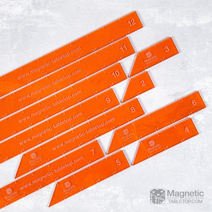 Premium Set 1" Messstäbe 2"-12"