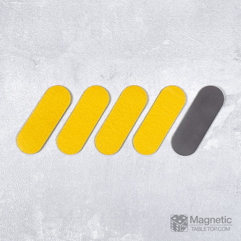 Magnetic Bases 70x25 mm oval - Bike Bases