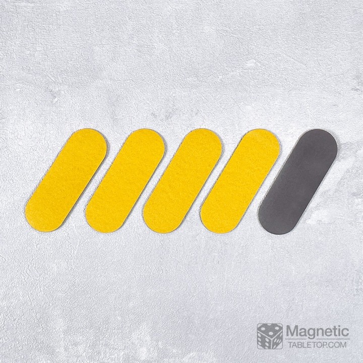 Magnetic Bases 70x25 mm oval - Bike Bases