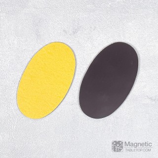 Magnetbases 75x43 mm oval