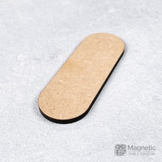 MDF Base 70 x 25 mm oval