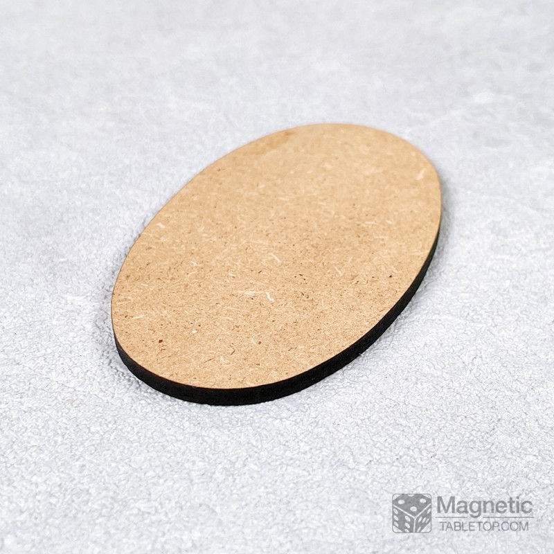 MDF Base 75 x 43 mm oval