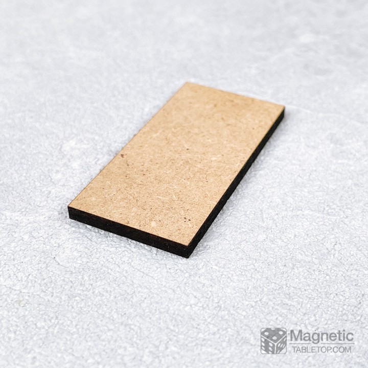 MDF Base 50 x 25 mm eckig