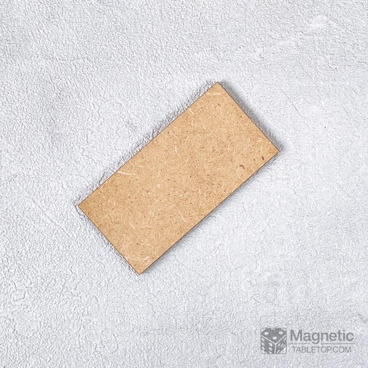 MDF Base 60 x 30 mm eckig